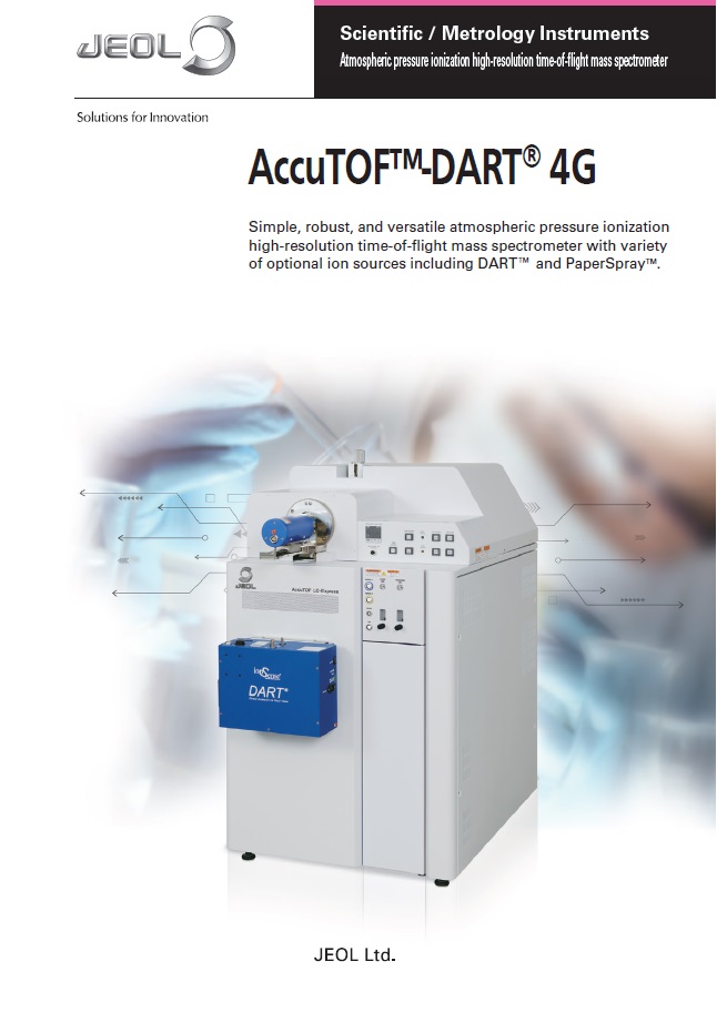 Download the AccuTOF-DART 4G product brochure