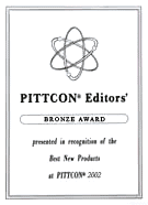 AccuTOF wins Pittcon 2002 Bronze