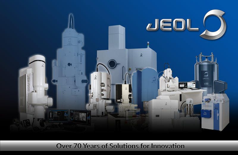JEOL, oveo 70 Years of Solutions for Innovation