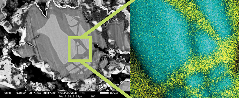 Edsm Lab JEOL USA blog | Visualizing Elements Distributions with SEM-EDS M