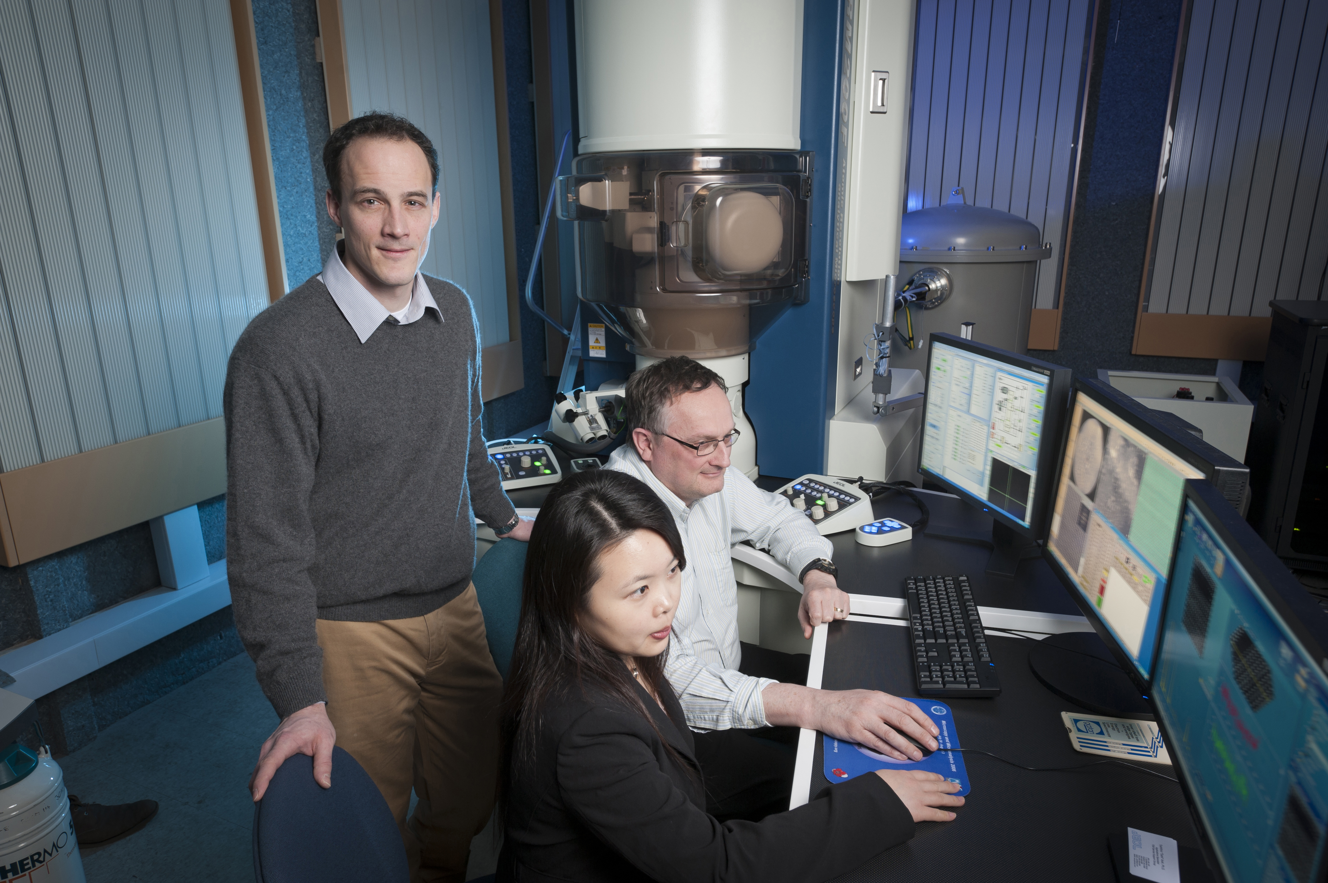 Dr. Robert Klie at University Illinois Chicago with JEM-ARM200F Atomic Resolution Microscope