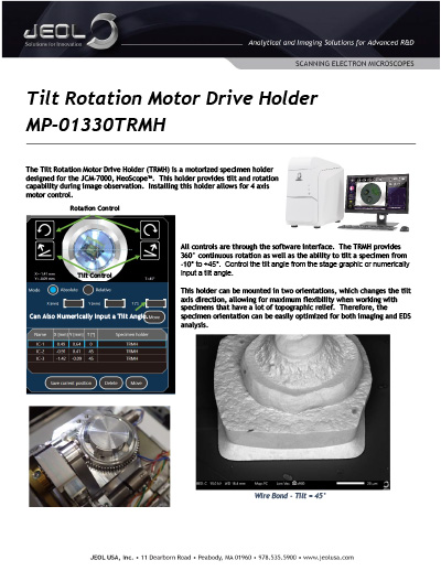 Tilt Rotation Motor Drive Holder MP-01330TRMH