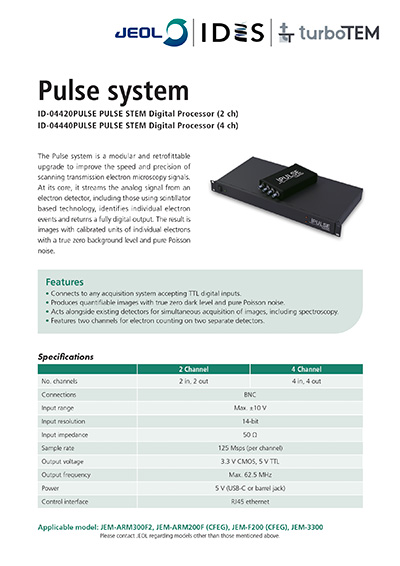 Pulse Computer Systems Pulse System | JEOL Resources