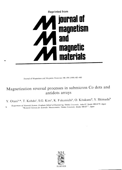 Magnetization reversal processes in submicron Co dots and antidots arrays