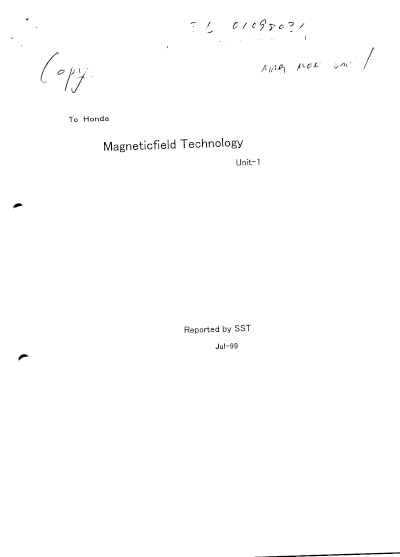 Magneticfield Technology