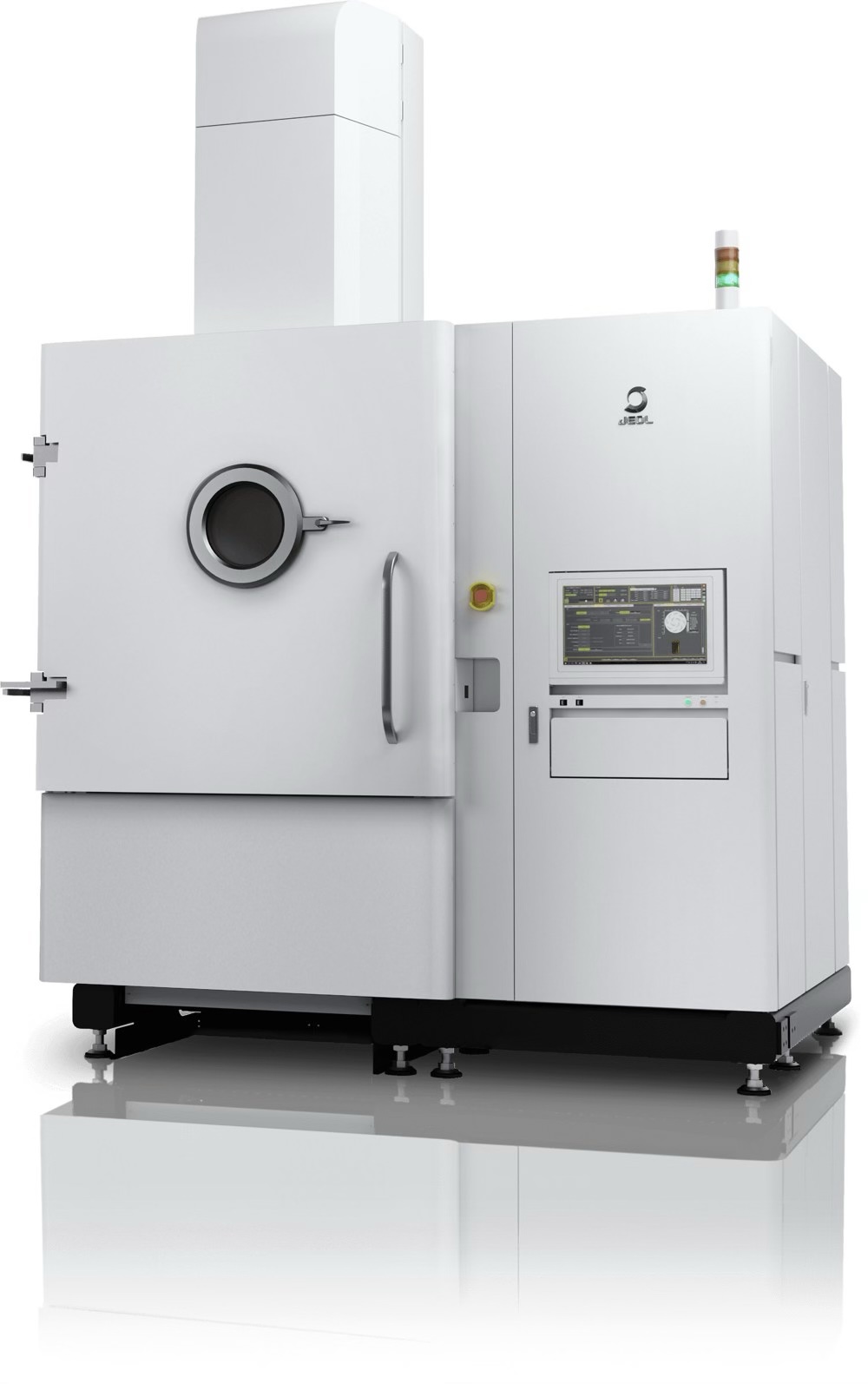 JEOL's JAM-5200EBM, the large-format electron-beam powder bed fusion system used to print the full-size tungsten tiles. Image: JEOL
