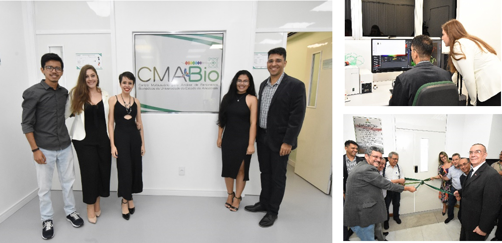 CMABio’s Team and the inauguration of Center.