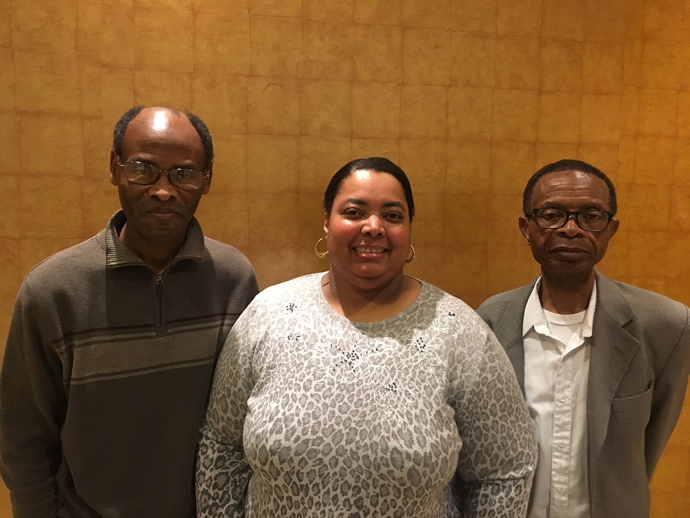 Laboratory team and co-authors Left to right: Edmund Ndip, Michelle Waddell, Prof. Nwokogu