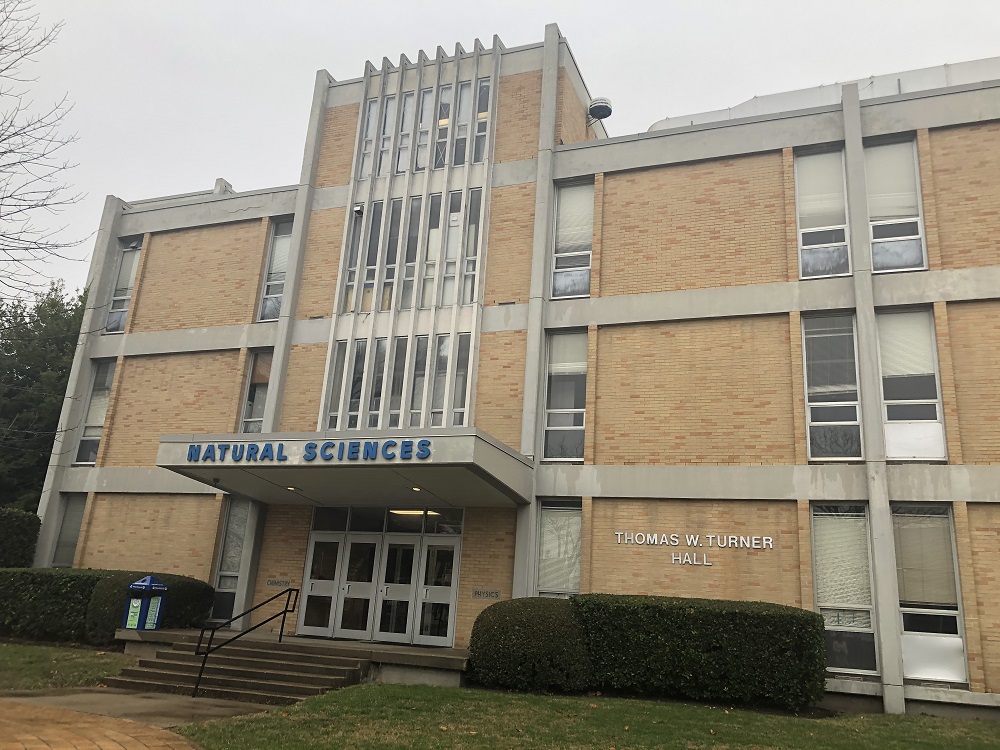 Turner Hall, location of the Chemistry Department and the 400 MHz NMR