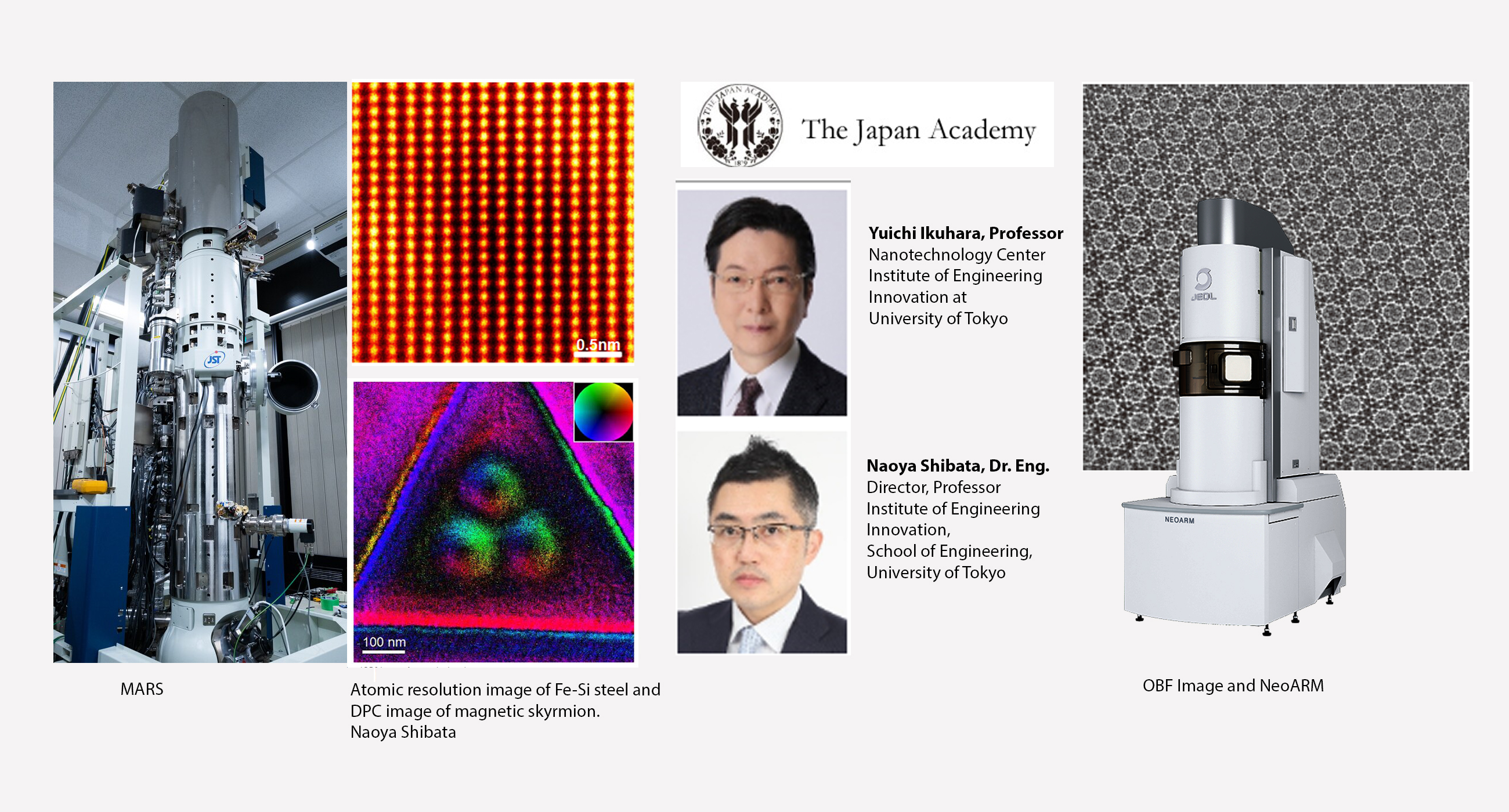 JEOL Collaborators renowned for their innovations with JEOL Electron Microscopes