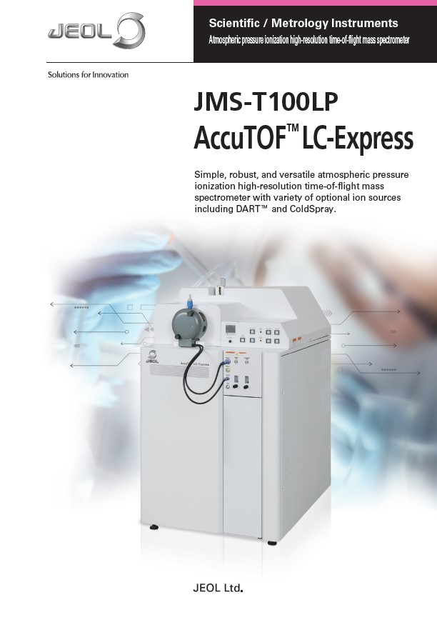 Download the AccuTOF LC-plus 4G brochure