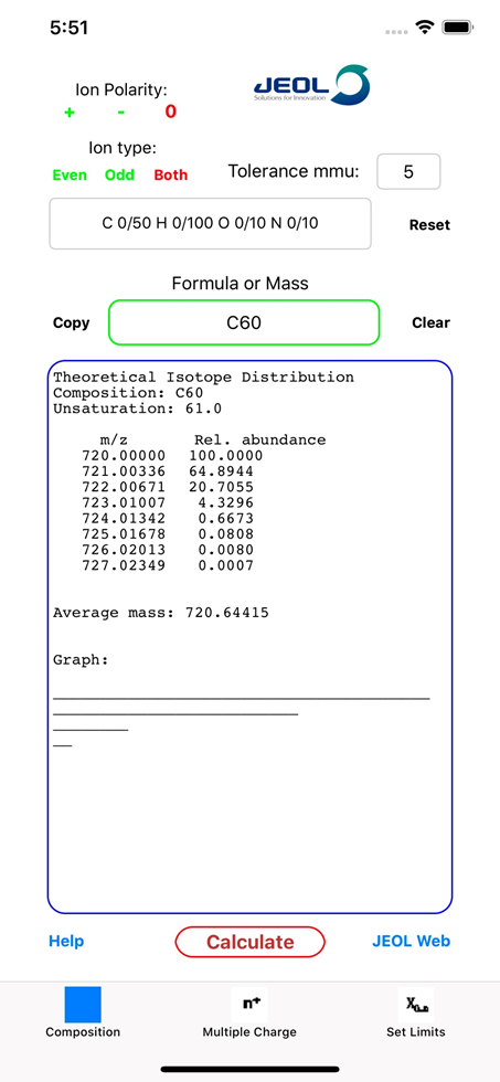 Isotope Calculations Screen Shot Isotope Calculations Screen Shot